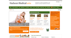 Desktop Screenshot of hadwenmedicalpractice.co.uk